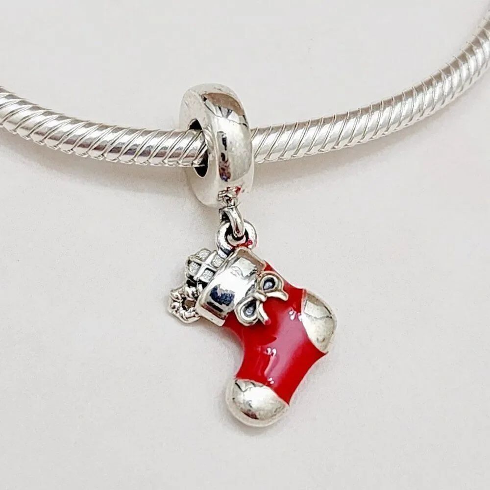 Pandora Festive Stocking Dangle Charm